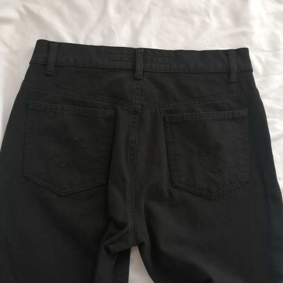 Escada Sport Linda Straight Leg Black Jeans GE 36 (6 US) - Picture 9 of 16